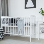 Crib in baby room